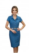 Dalma ingruha középkék pettyes